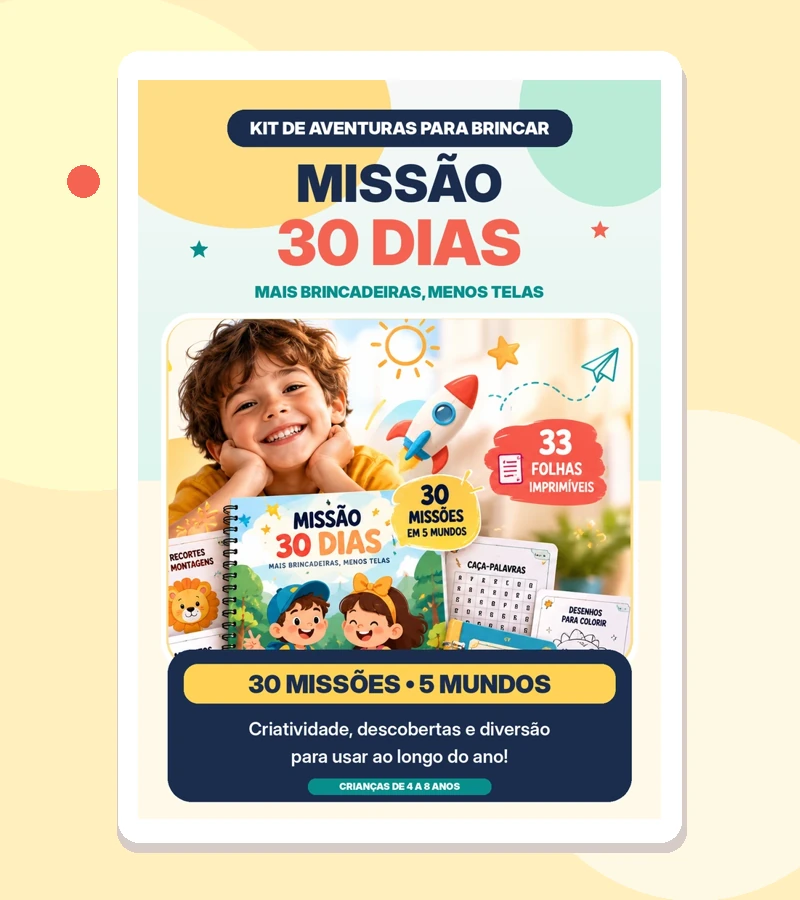 Capa do livro das 30 missões